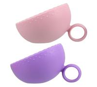 NIYANGLE 2pièces Bol De Nettoyage Silicone Pour Pinceaux De Maquillage De Mini Bols Support De Nettoyage Pour Maison Voyages