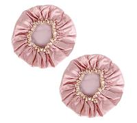 NIYANGLE 2pièces Bonn Bain Imperméable Pour Femme Lot De Bonnets De Douche Sommeil Épais Et Confortable