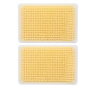 NIYANGLE 2pièces Brosse de Douche Murale Exfoliante Brosse pour Dos la Douche Outil de Massage pour Corps Éponge Exfoliante pour Bain Nettoyage