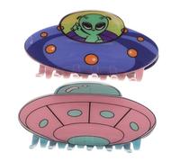 NIYANGLE 2pièces Épingles à Cheveux Aliens Mignons Accessoires Capillaires Décoratifs Pour Femmes Clips à Cheveux Pour Fins Épingle à Amusante Et Pratique