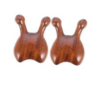 NIYANGLE 2pièces Grattoir Facial Bois Lot De Masseurs De Nez Et Yeux Outil De Guasha Pour Visage Gratte-nez Et Gratte-visage Masseurs De Points Acupuncture