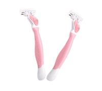 NIYANGLE 2pièces Kit De Rasage Pour Hommes Et Femmes Rasoirs à Épilation Des Aisselles Avec Poignée Antidérapante Pratique Et Portable Pour Voyage