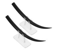 NIYANGLE 2pièces Modèle De Démonstration De Faux Cils Pour Formation Et Affichage Outil Enseignement Pour Extensions De Cils Avec Courbure Naturelle Pour Salons Et Usage Domestique