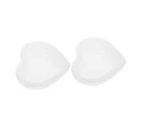 NIYANGLE 2pièces Moule Silicone pour Bijoux Forme De Cœur pour Création De Plateaux Décoratifs Résine Époxy pour Bricolage Stockage
