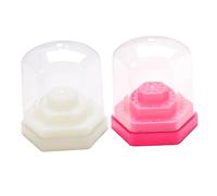 NIYANGLE 2Pièces Nail Drill Bit Holder Storage Box Display Organizer For Grinding Bits For Nail Art And Professional Use