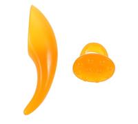 NIYANGLE 2pièces Outil de Massage Facial Gua Sha Lot pour Visage et Cou Masseur de Modelage Forme de Corne et Tige de Massage pour Soin de Peau à Domicile et Voyage