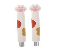 NIYANGLE 2pièces Outils De Manucure Magnétiques Pour Vernis à Cat Eye De Aimants Avec Design Patte De Chat Pour Nail Art Professionnel Accessoires Pratiques Et Légers Pour Créations