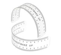 NIYANGLE 2pièces Règle De Positionnement Sourcils Outils De Mesure Pour Dessin Et Modelage Sourcils à Stencil Réutilisable Et