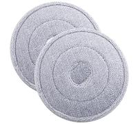 NIYANGLE 2pièces Têtes De Rechange De Serpillière Ronde Mop Refill pour Nettoyage à Compatible avec Système De Nettoyage Rotatif