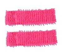 NIYANGLE 2pièces Têtes De Rechange pour Vadrouille Serpillière Accessoires De Serpillière Remplacement De Pratique Rouge