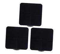 NIYANGLE 3 Ensembles Étui à Lentilles avec Miroir Kit D'objectif De Voyage Portable Étui à Lentille Portable Case D'objectif De Voyage PP Noir