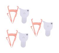 NIYANGLE 3 Ensembles Outil de Mesure de Graisse avec Caliper et Ruban à Mesurer de Caliper Rose pour Évaluation Du Corps Portable et Pratique