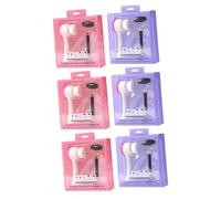 NIYANGLE 3 Ensembles Set De Brosse De Nettoyage Visage Et Jade Outil De Massage Pratique Pour Nettoyage Et Relaxation Visage Couleur Aléatoire 2 Pièces * 3