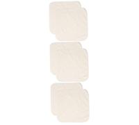 NIYANGLE 3 Ensembles Tissus Exfoliants Faire Le Ménage Toilette Exfoliant Lavage Serviette Essuie-face Gilets Billets Fibre Bambou Beige 2 Pièces * 3