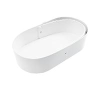 NIYANGLE 3 pièces Boîte Cadeau pour Fleurs Forme de Berceau Floral Blanc pour Shower pour Bouquets et Anniversaire de Naissance