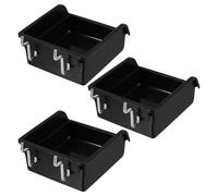 NIYANGLE 3 Pièces Boîte de Rangement pour Panneau Perforé Carrée