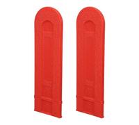 NIYANGLE 3 Pièces Cache-chaîne en Plastique Rouge pour Guide de Tronçonneuse 14 Pouces, Protection Résistante à l'usure et Matériau Ultra Léger pour Travaux de Bûcheronnage Intensifs