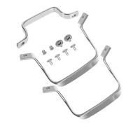 NIYANGLE 3 pièces Manches de Casserole Inox Résistantes Chaleur Ensemble avec Poignées Latérales et Prise de Couvercle Compatibles Wok Poêle Faitout et Vapeur