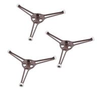 NIYANGLE 3 pièces Support pour Plateau Tournant Micro-ondes Bague Rotative avec Roulettes Résistantes Support de Remplacement pour Plateau Anneau Porte-plat pour Four Micro-ondes