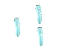 NIYANGLE 3 Pièces Tondeuse Électrique Rechargeable pour Outil de Portable Tête Lavable Design Mince Chargement USB Prise Main Confortable