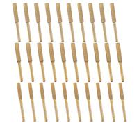 NIYANGLE 30 Pièces Kit D'embouts de Polissage en Émeri Or 3 Tailles 3x4,0mm 3x4,8mm 3x5,5mm pour Affûtage et Polissage de Chaîne de Tronçonneuse