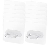 NIYANGLE 30 pièces Lot de Crochets Auto-adhésifs Transparants pour Spray et Bouteilles Supports Muraux Multifonctions Sans Percage pour Cuisine et Salle de Bain