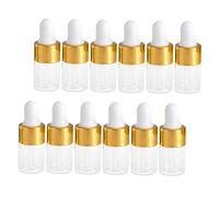 NIYANGLE 30pièces Flacons Compte-gouttes Verre Pour Liquides Contenants Pour Huiles Essentielles Distributeurs Huiles Essentielles Pratiques Pour Voyage