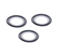 NIYANGLE 3pièces Bandes Adhésives pour Ongles Rouleaux pour Nail Art Stickers pour Ongles Soi-même Ligne Brillante Lot de Colorés Argenté