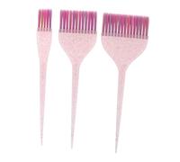 NIYANGLE 3pièces Brosses à Teindre Les Cheveux Avec Poignées Applicateurs De Couleur Pour Cheveux Peignes De Mise Valeur Avec Poils Doux Outils Pour Salon Et Usage Domestique