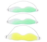 NIYANGLE 3Pièces Masque Gel Refroidissant Pour Yeux Et Gonflements Relaxation Naturelle Avec Liquide Cryogénique Sûr Soulagement Couleurs