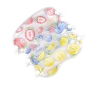 NIYANGLE 3pièces Masques Yeux Froids Gel Compresses Rafraîchissantes Gel Apaisant Pour Fatigue Oculaire Design Amusant Avec Saveurs De Fruits Utilisation Froid Et Chaud Pour Visuel