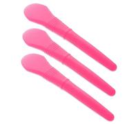 NIYANGLE 3pièces Pinceaux Silicone Pour Masque Facial Lot De Outils De Mélange Pour Accessoires De Soin Peau Adaptés Aux Masques Lotions Et Soins Capillaires