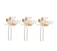 NIYANGLE 3pièces Pinces à Cheveux Créatives Pour Mariée Épingles à Perles Élégantes Et Délicates Accessoire De Tête Pratique Pour Noces