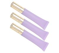 NIYANGLE 3pièces Tube De Pour Yeux De Cosmétique Vide Récipient Pratique Pour Hydratante Et Huiles Essentielles Mat Avec Embout Doré