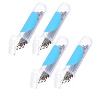 NIYANGLE 4 boîtes Épingles à Insectes Acier Inoxydable pour Collections de Lépidoptères Lot de Boîtes avec Aiguilles Robustes pour Spécimens Scientifiques et Scolaires Outils de Piquage