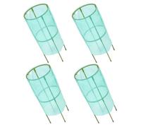 NIYANGLE 4 en Plastique pour Plantes Vert Ensembles Cage de Protection | Structure à Support Spécial, Cadre Résilient, Usage Pépinière et Massifs, Saison Hivernale
