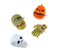 NIYANGLE 4 Jouets à Remontoir Halloween en Abs pour Garçon et Filles, 4 Pièces, Améliore la Coordination et Favorise la Communication Parent-garçon et Filles, pour Trick Or Treating
