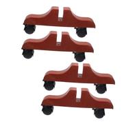 NIYANGLE 4 pièces Base Mobile pour Séparation Espace avec roulettes Support Stable et Réglable pour Écran de Bureau Salon Hôtel Chambre Montage Facile