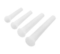 NIYANGLE 4 Pièces Bâtonnet de Pilon en Céramique Blanc Résistant la Chaleur Cuisine, Outil Cuisine à Moudre Épices et Aliments la Zone de Cuisson