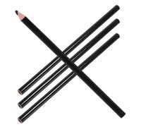 NIYANGLE 4 Pièces Crayon Multifonction Noir en Bois pour Verre et Céramique