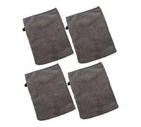 NIYANGLE 4 Pièces Démaquillants Portables Microfibre Lot de Serviettes de Nettoyage pour Voyage Accessoires Pratiques