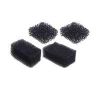 NIYANGLE 4 Pièces Éponge à Maquillage Professionnelle Noire en Mousse pour Effets Spéciaux, Création de Taches Sombres et Cicatrices, pour Fêtes Halloween et Cosplay