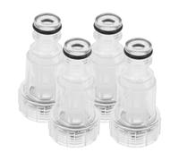 NIYANGLE 4 pièces Filtre à Eau pour Nettoyeur Haute Pression Raccord pour Tuyau de Lavage Auto Adaptateur Robinet à Connexion Rapide Accessoire Plastique pour Protection Machine
