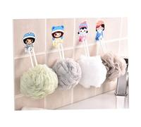 NIYANGLE 4 pièces Lot de Boules de Bain Maille Douce pour Éponge Exfoliante pour Corps Mousse Riche et Accessoires de Bain Adaptés à Types de Peaux Couleur Aléatoire Couleur Aléatoire