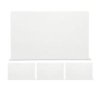 NIYANGLE 4 Pièces Pare-éclaboussures Transparent pour Bain Protection Angle Adhésive PVC Résistant Barrière Anti-éclaboussures pour Lavabo et Coin de Salle de Bain Installation Facile sans