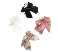 NIYANGLE 4 Pièces Pince Cheveux Noeud Pour Fille Barrette Créative Accessoires Cheveux Pratique Au Quotidien