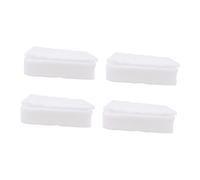 NIYANGLE 4 Pièces plateau d'oeufs cartons d'oeufs de caille cartons d'oeufs vides boite a oeufs œufs récipient d'emballage d'oeufs plateau à oeufs avec couvercle antichoc casier à oeufs