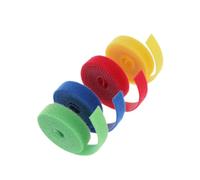 NIYANGLE 4 Pièces Ruban Adhésif de Fixation de Câble en Nylon Coloré Clips Câbles Réutilisables Système D'attache Rapide la Maison Sport Couleur Aléatoire