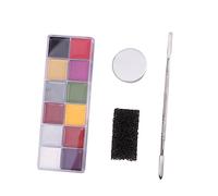NIYANGLE 4 Pièces Special Effects Makeup Skin Wax Set For Halloween Fake Scars Nose Bridge Cover With Wax Spatula And Cotton Lightweight And Portable For Costume Parties