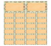 NIYANGLE 40 feuilles Papier de Riz Semi-traité Vintage pour Calligraphie Chinoise et Peinture Papier Artistique Multi-usages pour Aquarelle et Décoration